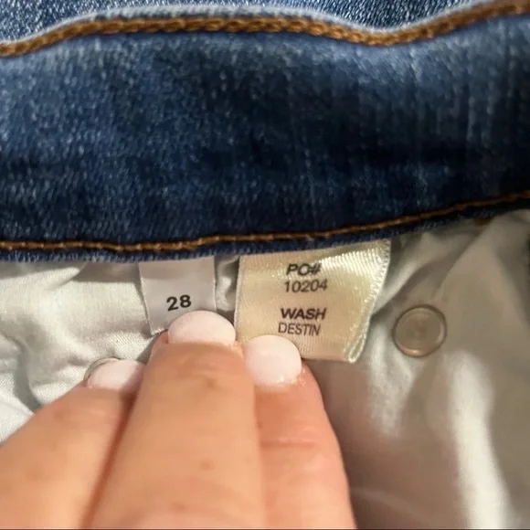 Reformation High Waisted Skinny Jeans Destin Wash Size 28 - Picture 7 of 7